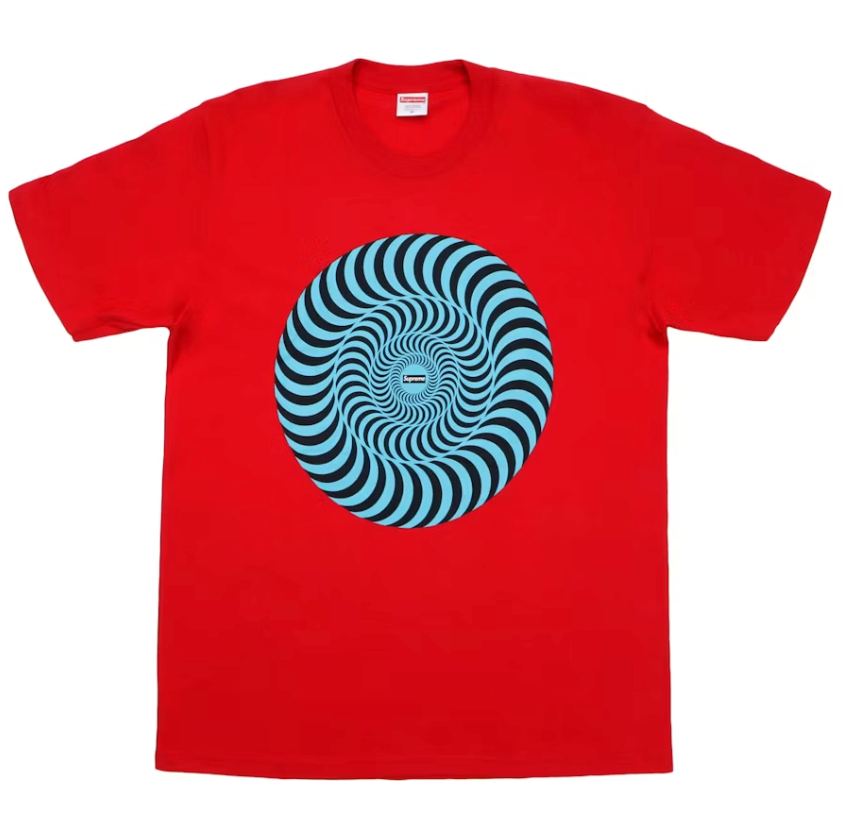 Supreme Spitfire Classic Swirl T-shirt Red