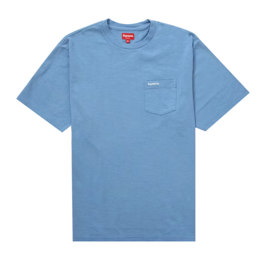 Supreme S/S Pocket Tee (SS23) Light Slate