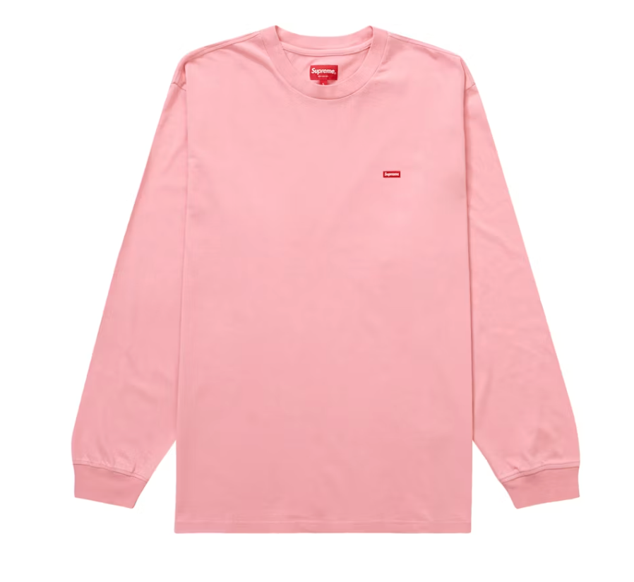 Supreme Small Box L/S Tee (SS23) Pink