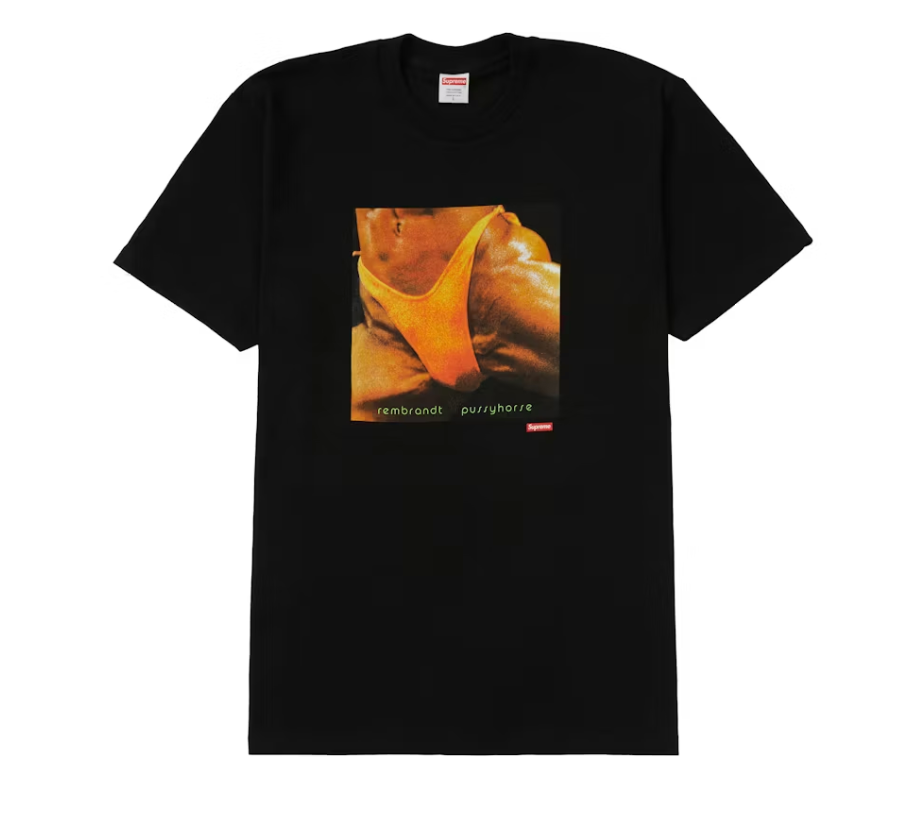 Supreme Butthole Surfers Rembrandt Pussyhorse Tee Black