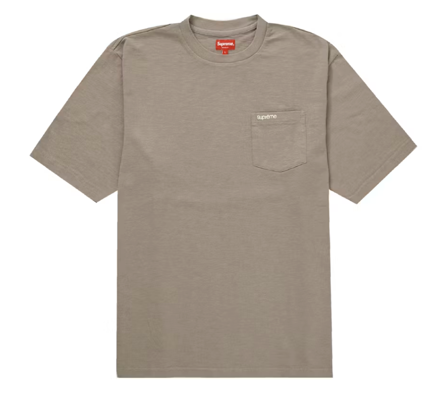 Supreme S/S Pocket Tee (SS23) Taupe