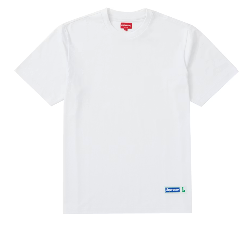 Supreme Athletic Label Tee White