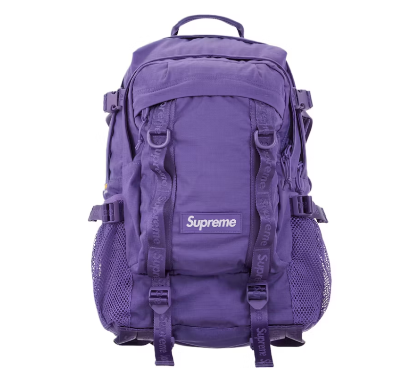 Supreme Logo Backpack (SS26) Purple