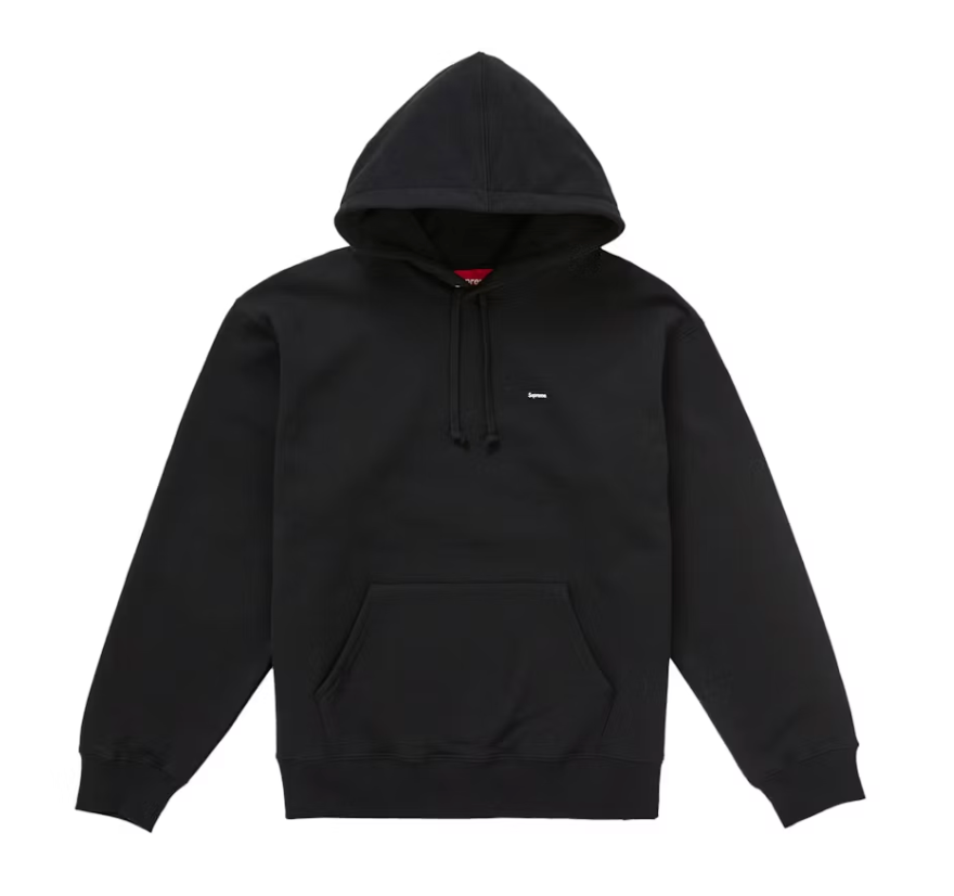 Supreme Small Box Hooded Sweatshirt (FW25) Black