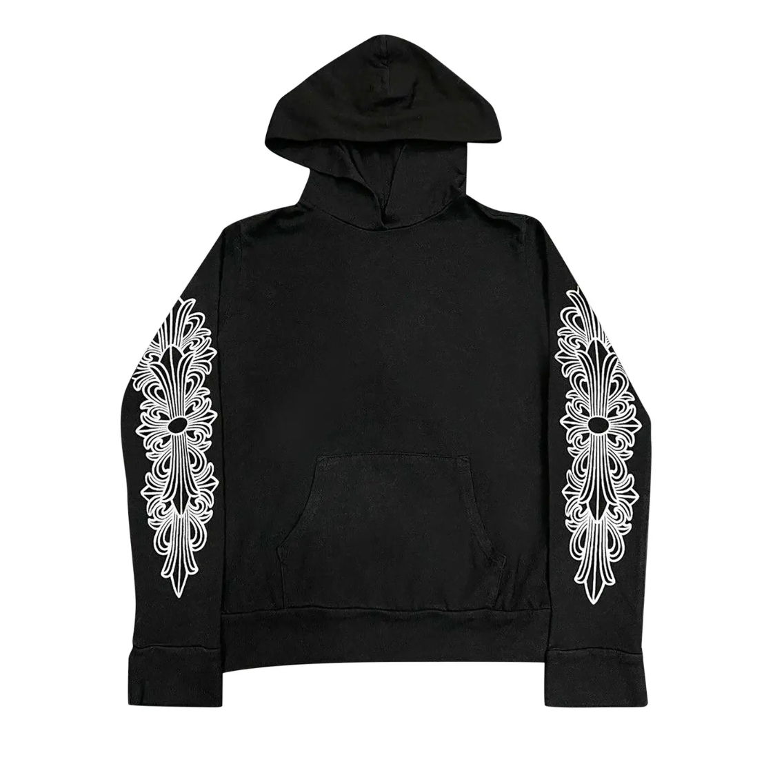 Chrome Hearts Life Sentence Embroidered Logo Cashmere Hoodie