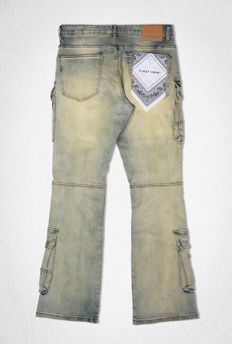 Light Wash Cargo Jean