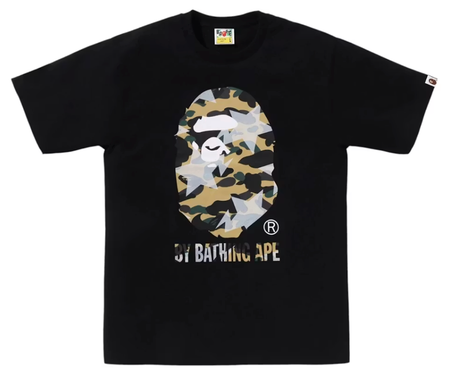 BAPE Sta Over Print 1st Camo By Bathing Ape Tee