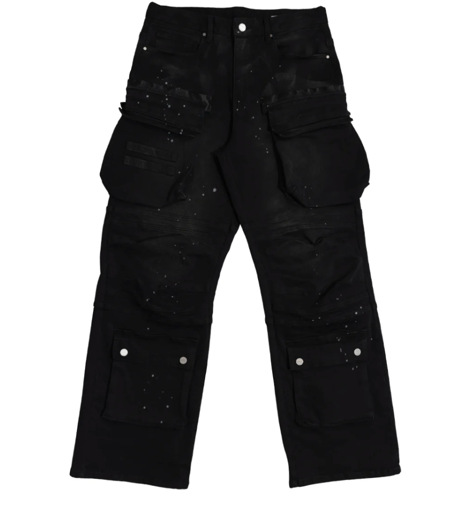 First Row Y2K UTILITY CARGO PANTS