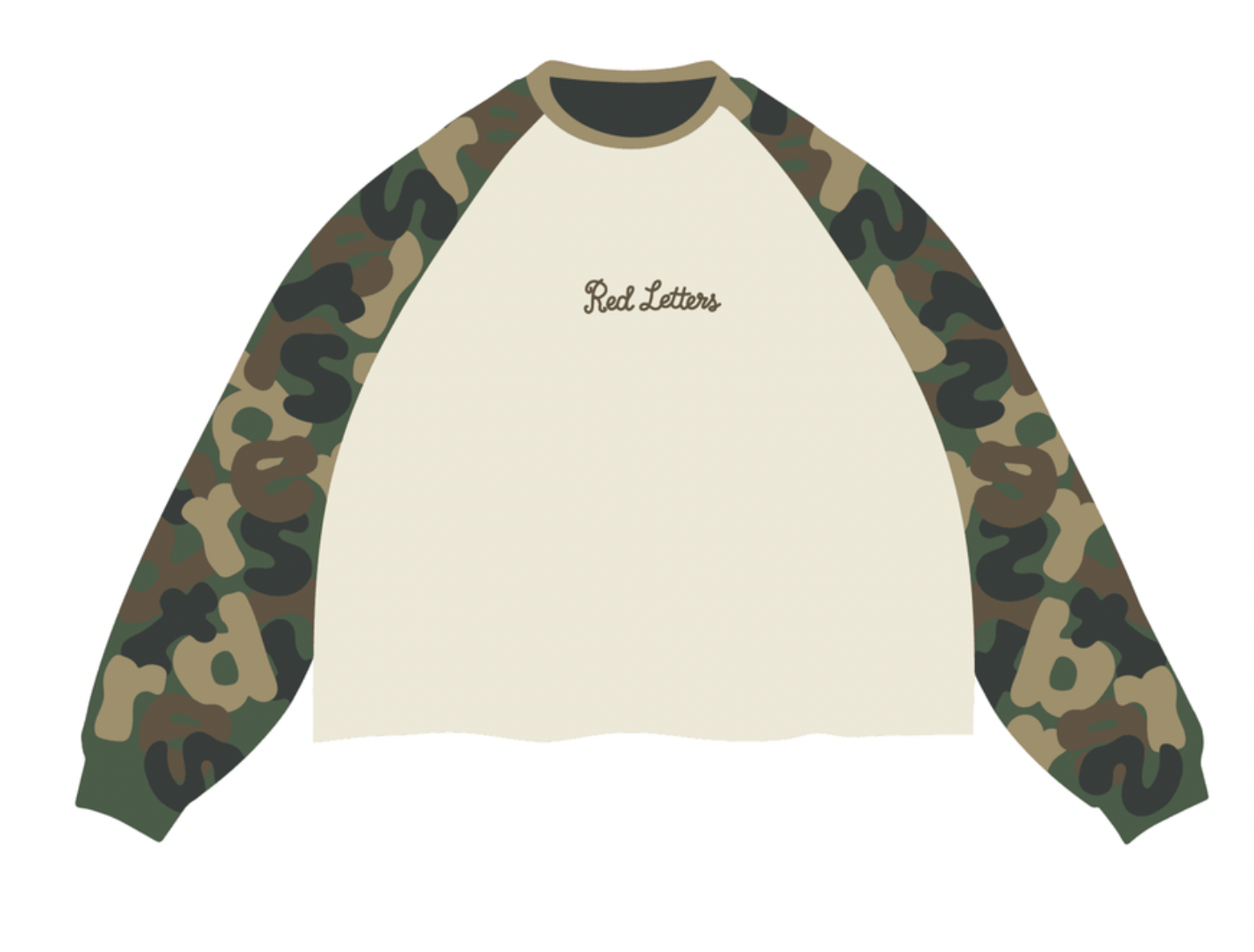 Red Letters Camo L/S Thermal Shirt