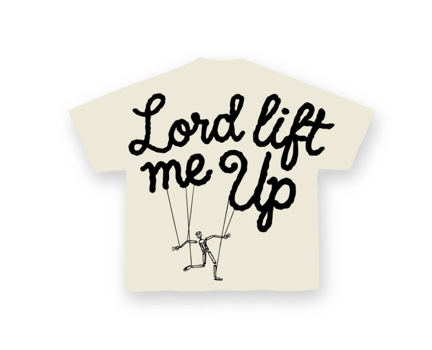 Red Letters Lord Lift Me Up Rope Tee - Off White