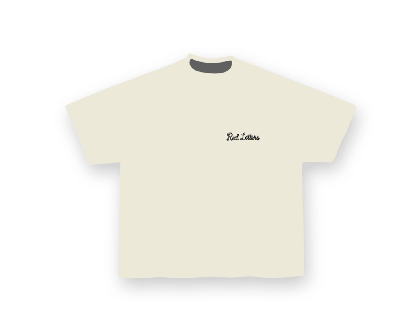 Red Letters Lord Lift Me Up Rope Tee - Off White