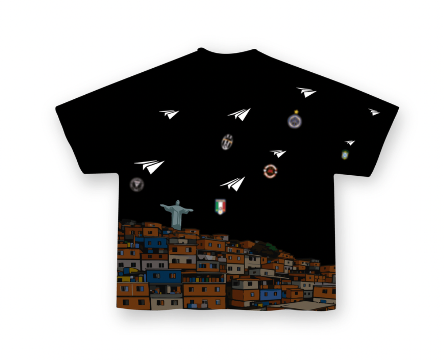 Red Letters Favelas Tee