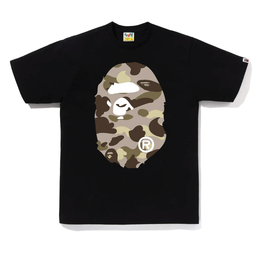 BAPE 1st Camo College Tee White/Beige