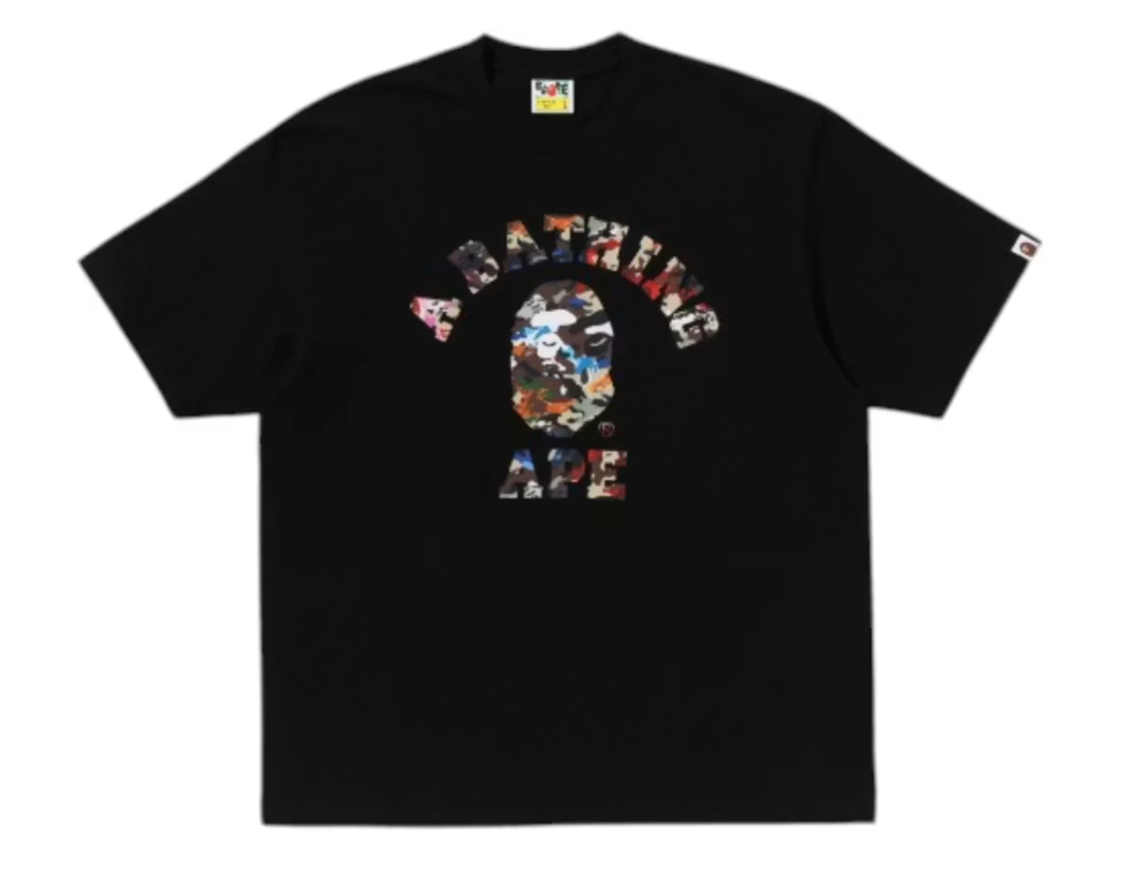 BAPE Hybrid Camo College Relaxed Fit T-shirt