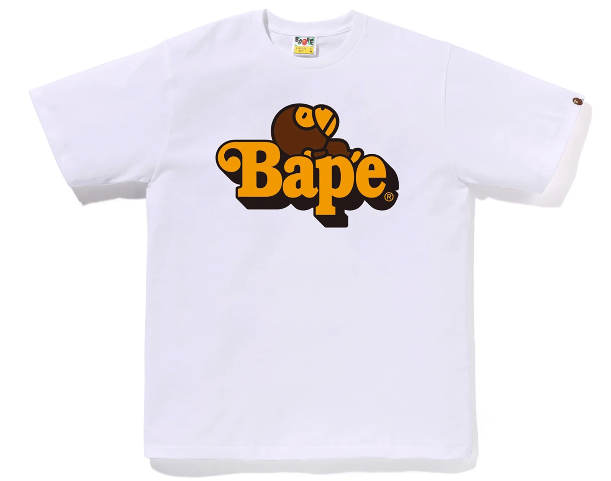 BAPE MILO ON BAPE TEE MENS