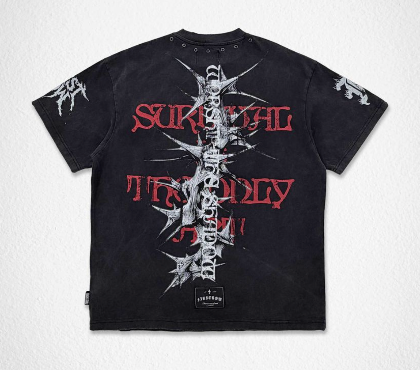 FIRST ROW RIDE HARD IRON THRONE TEE