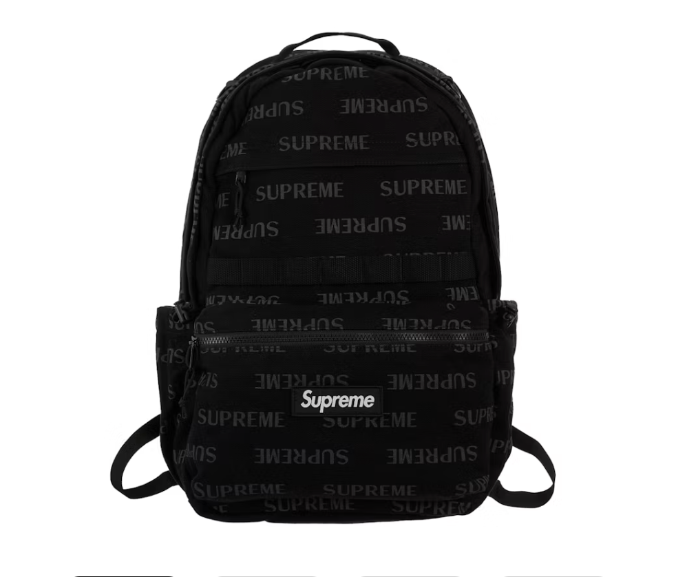Supreme Logo Backpack (FW26) Black