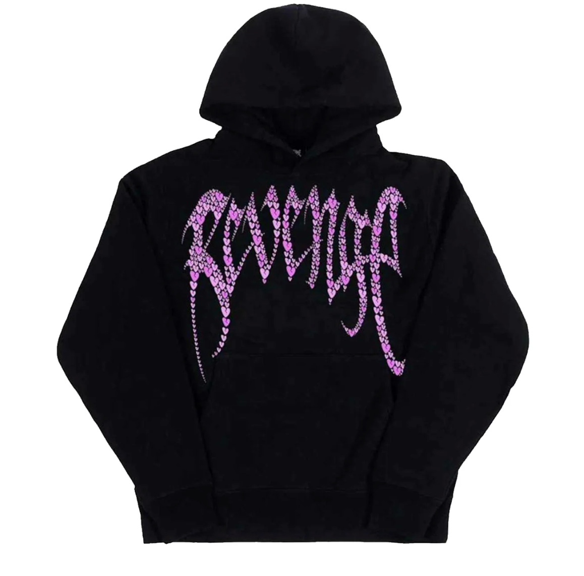 Revenge Pink Broken Heart Hoodie "Black"