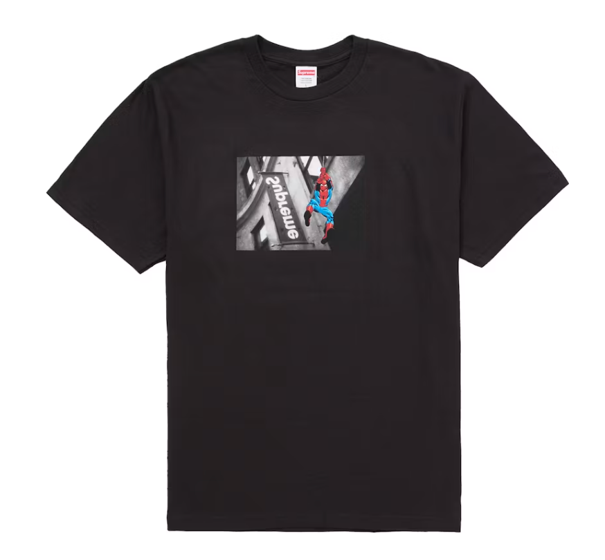 Supreme Spider-Man Tee Black