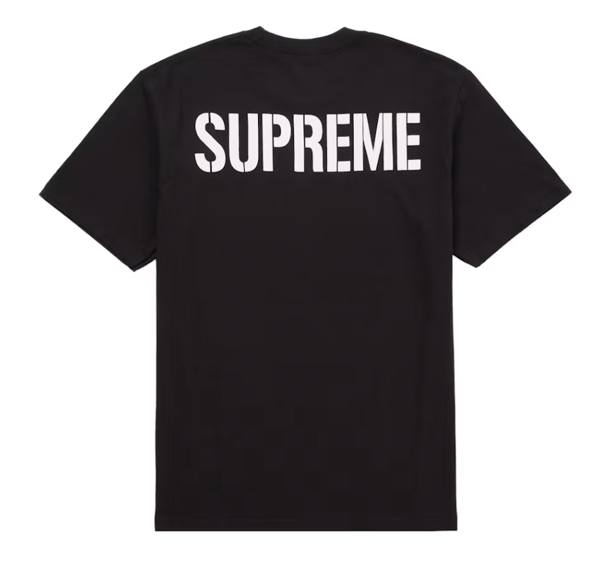 Supreme World Famous Tee Black
