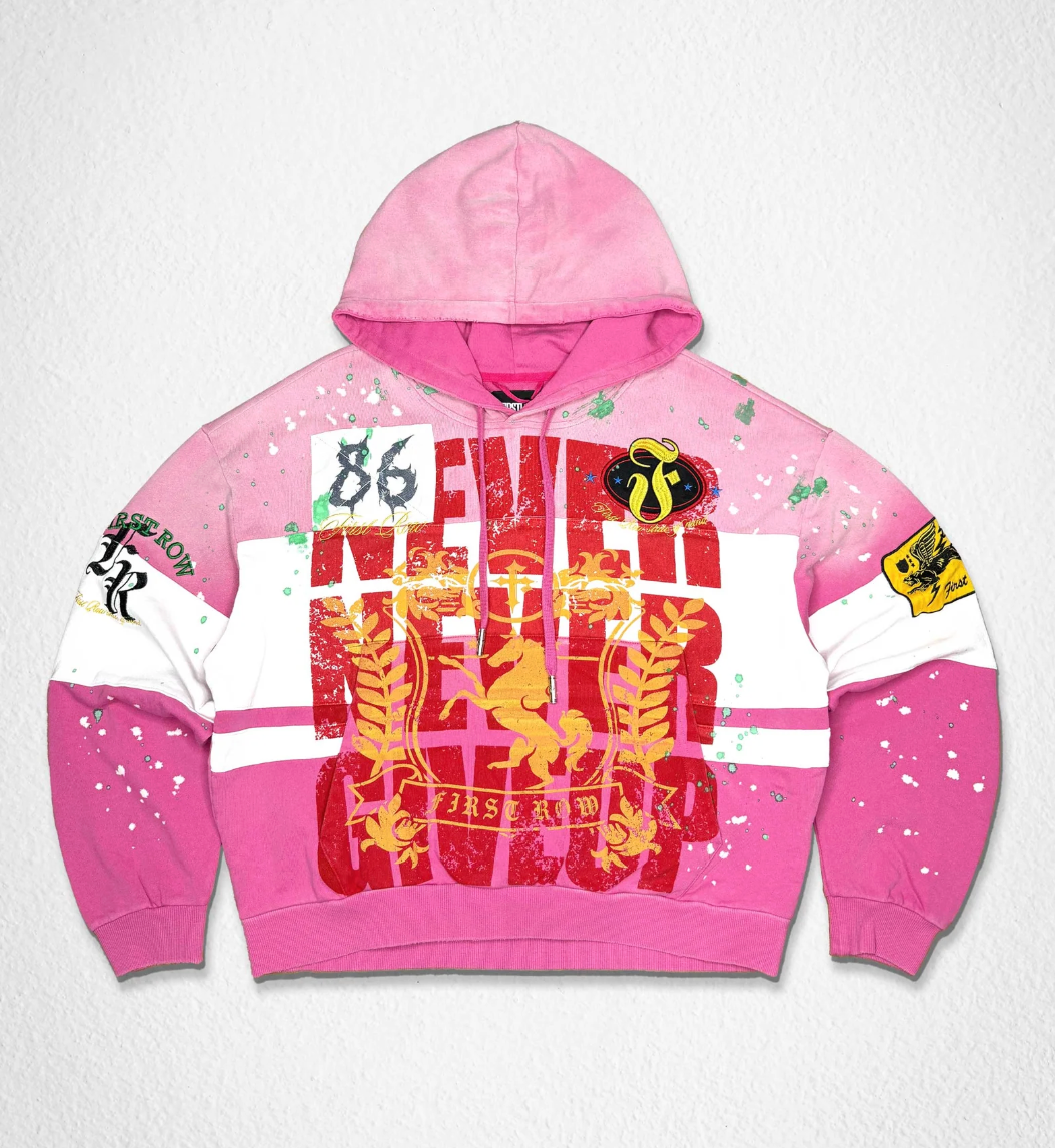 First Row Never Give Up 86 Hoodie
