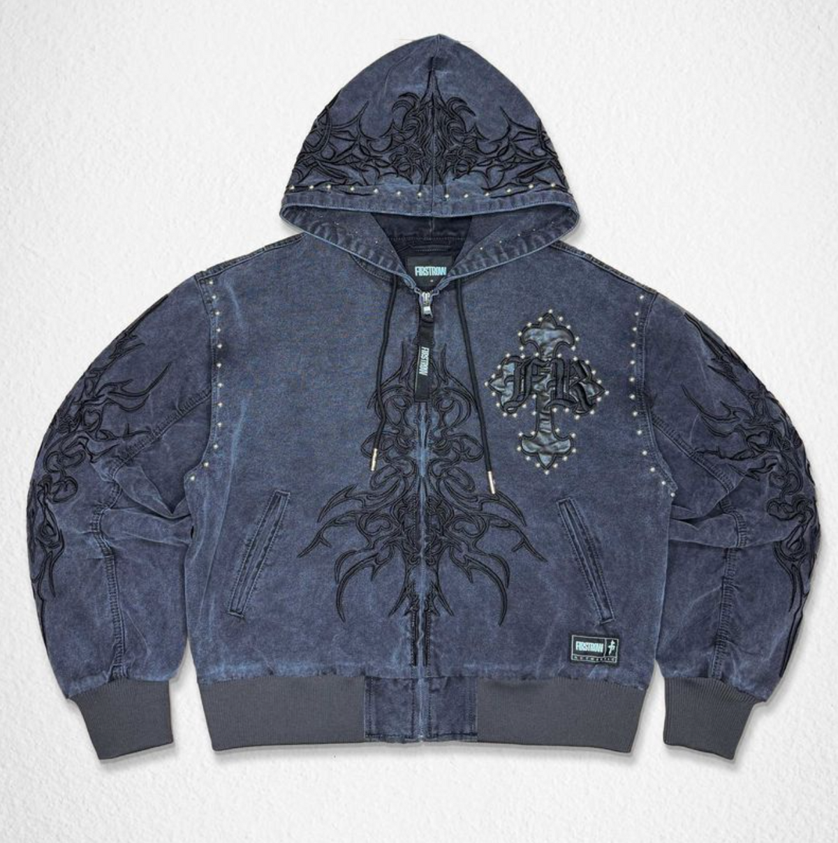 First Row Shadow Worship Tribal Canvas Jacket