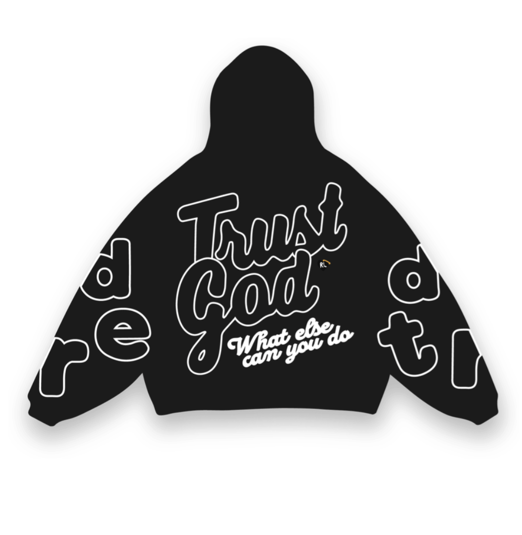 Trust God Scattered Stitch Zip Up