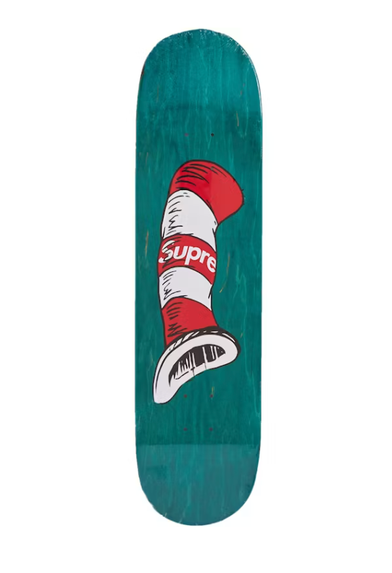 Supreme Cat in the Hat Skateboard Deck Green