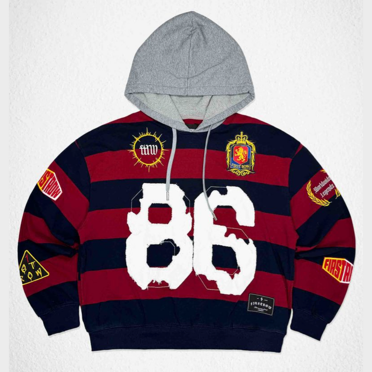 FIRST ROW STATE OF MIND VARSITY 86 HOODIE