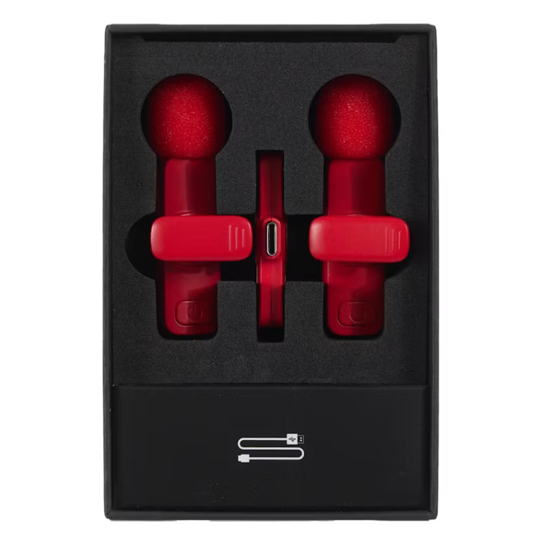 Supreme Mini Mics (Set of 2) Red