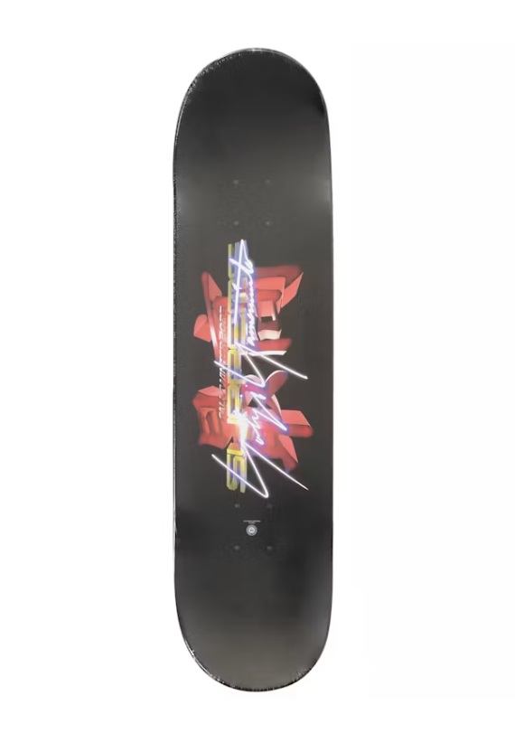 Supreme Yohji Yamamoto TEKKEN Skateboard Deck Black