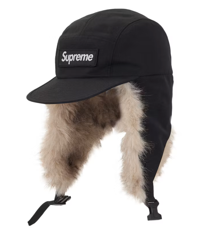 Supreme GORE-TEX Earflap Camp Cap- BLACK