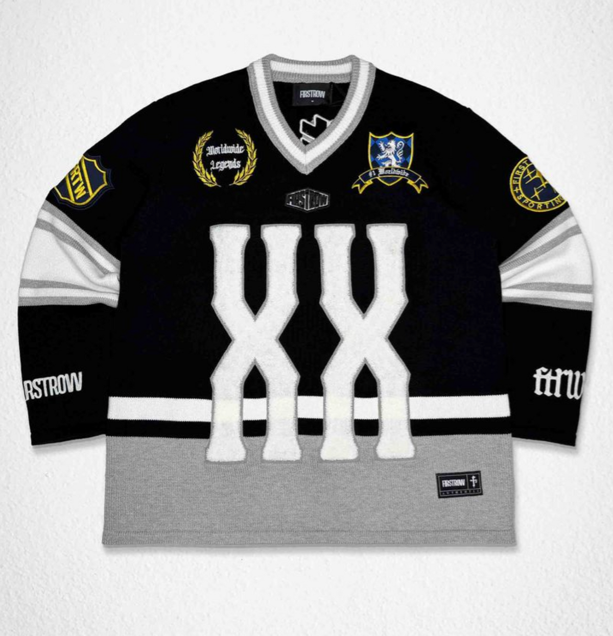 FIRST ROW CLUB SERPENT SHIELD SWEATER
