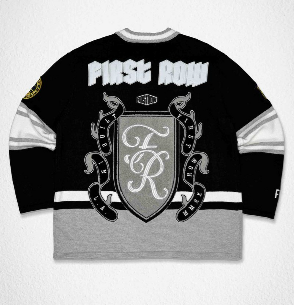 FIRST ROW CLUB SERPENT SHIELD SWEATER