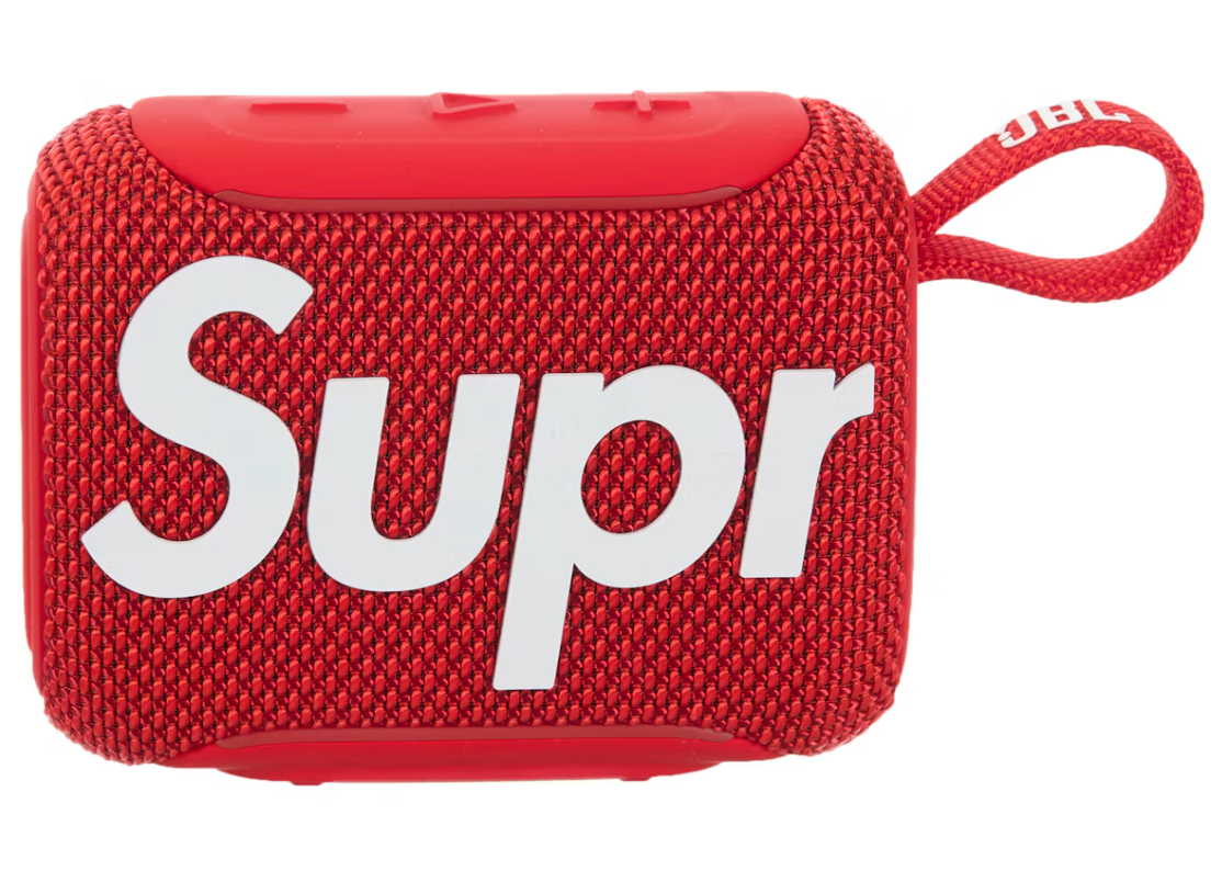 Supreme JBL Go 5 Bluetooth Speaker Red
