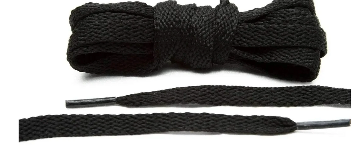 Black Flat Shoe Laces
