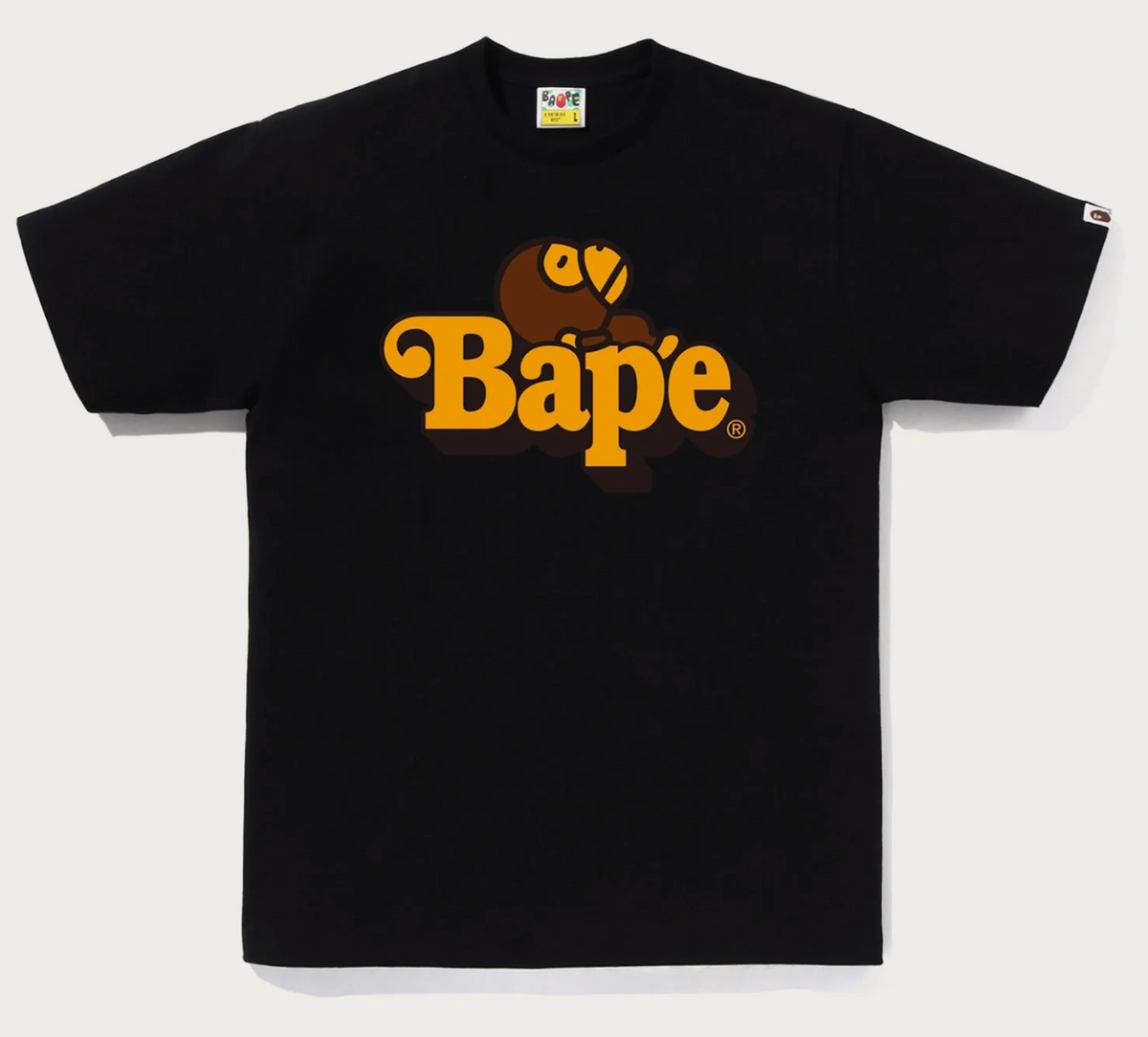 MILO ON BAPE TEE BLACK