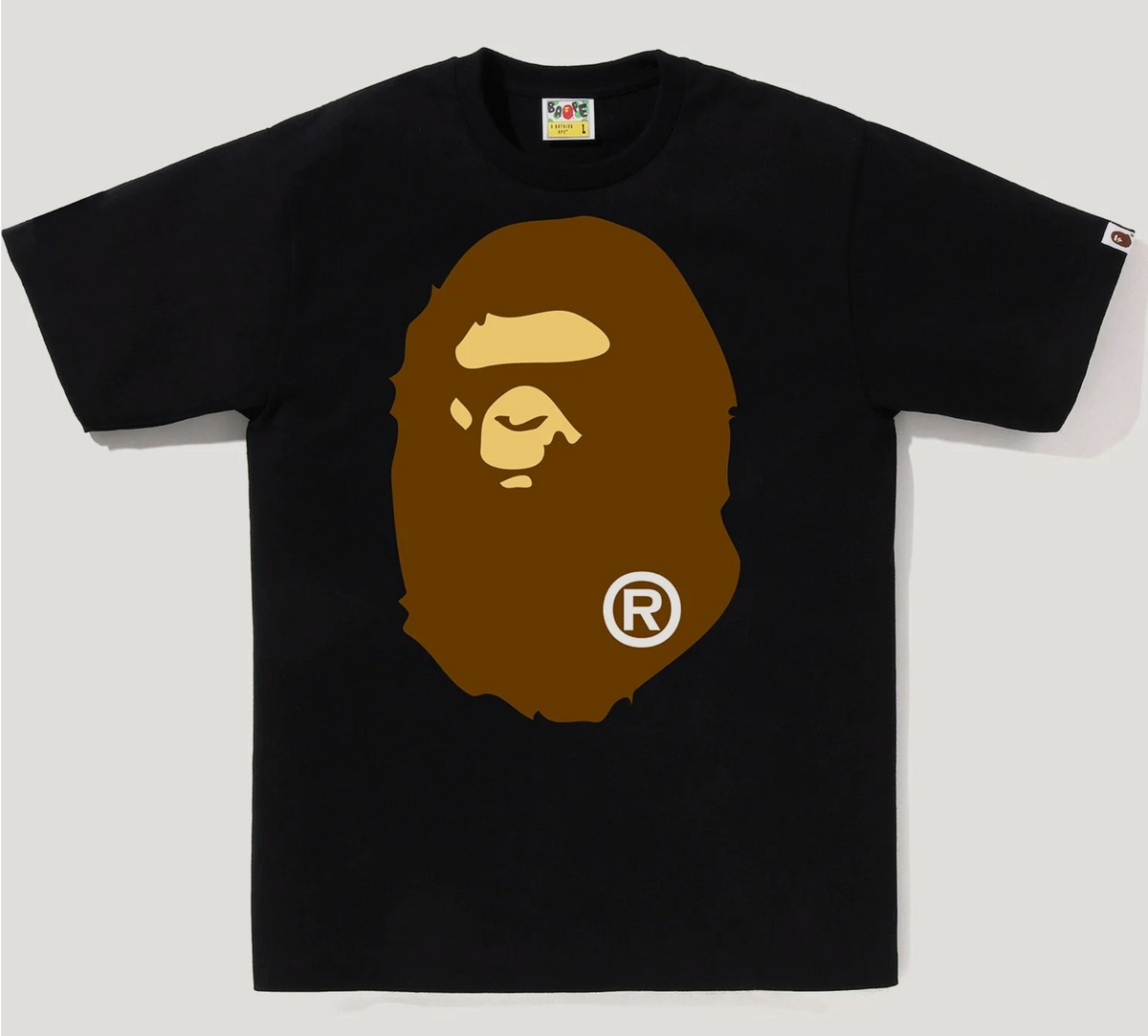 BIG APE HEAD TEE MENS BLACK