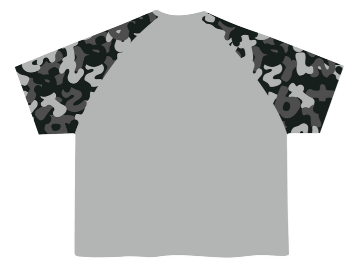 Red Letters Camo Letters Thermal Tee Winter