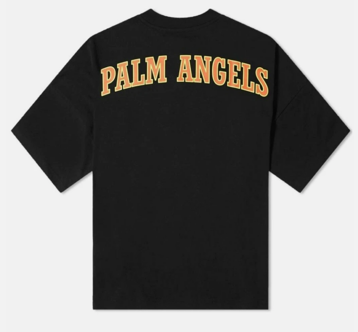 Palm Angels Big Bear Logo Back Crew Neck Black