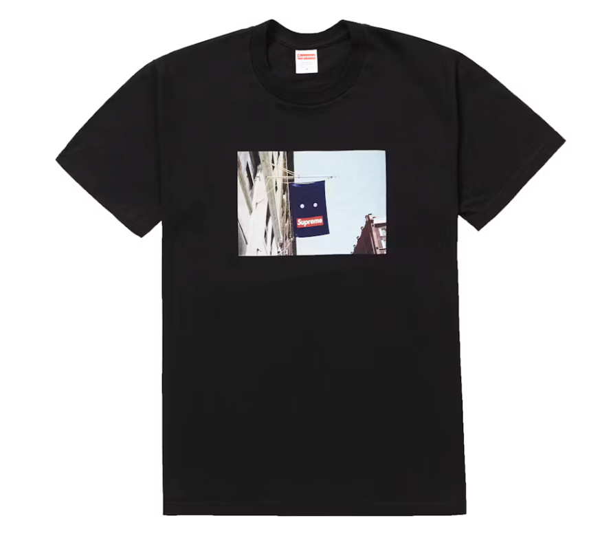 Supreme Banner Tee Black