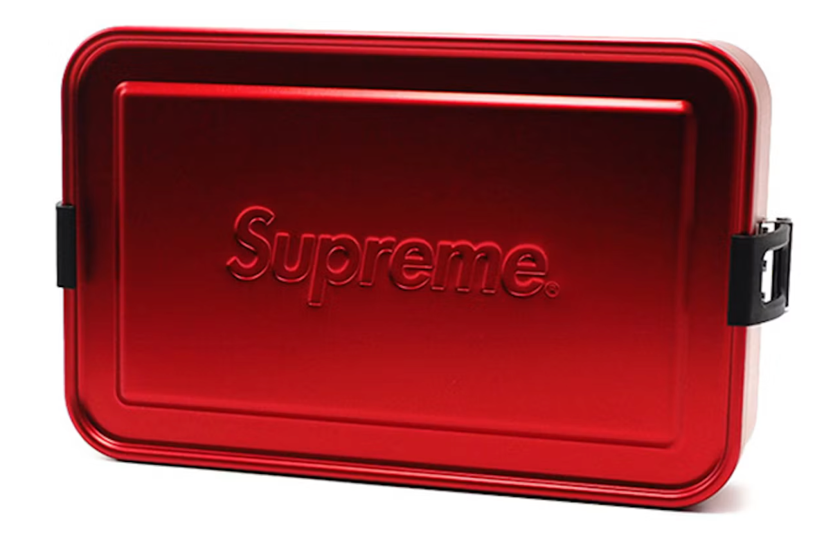 Supreme SIGG Large Metal Box Plus Red