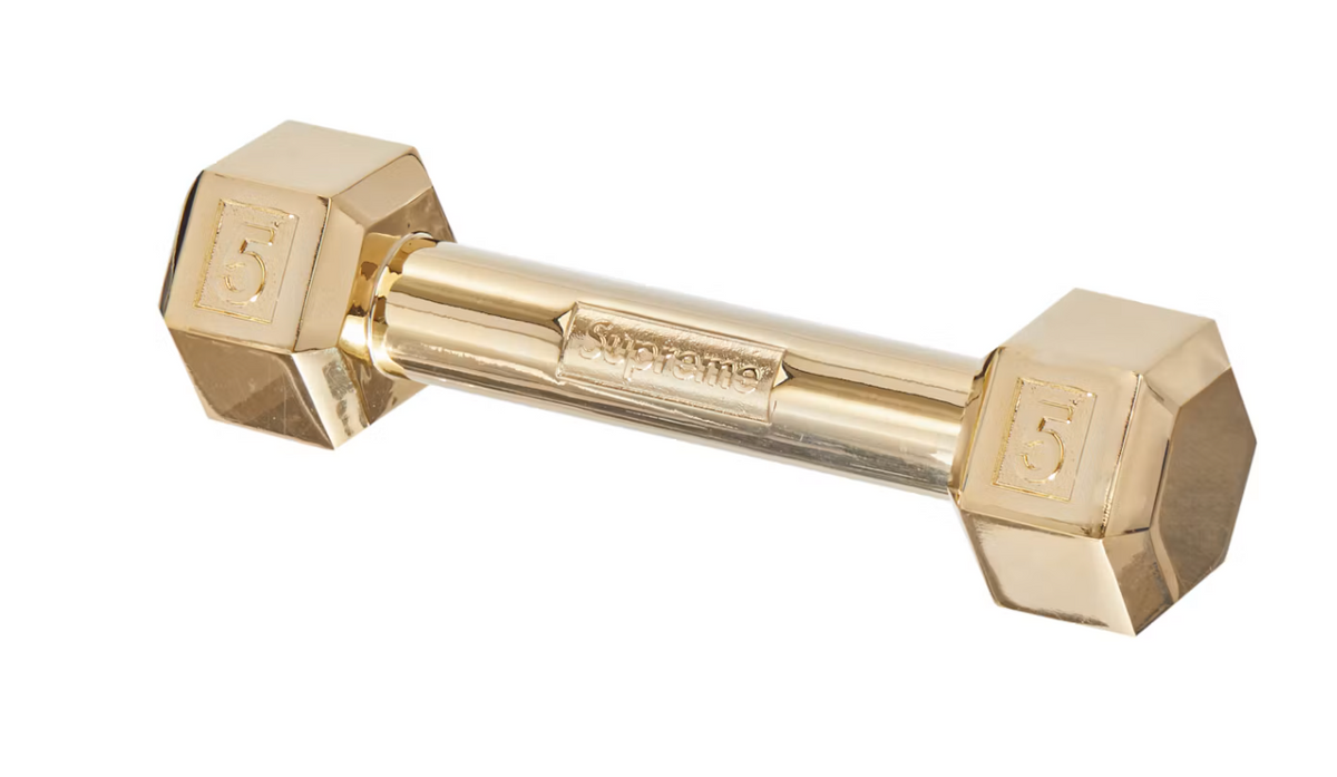 Supreme Plated Dumbbell Gold Plated