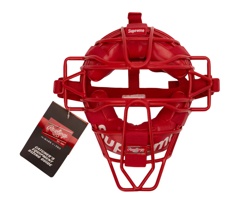 Supreme Rawlings Catcher's Mask Red