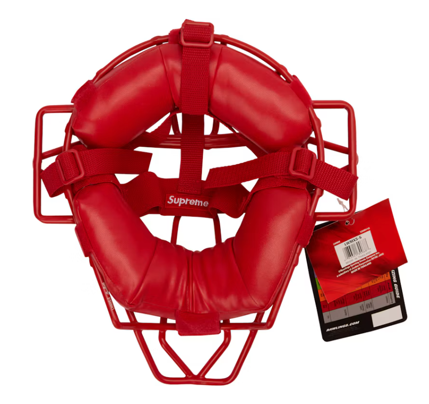 Supreme Rawlings Catcher's Mask Red