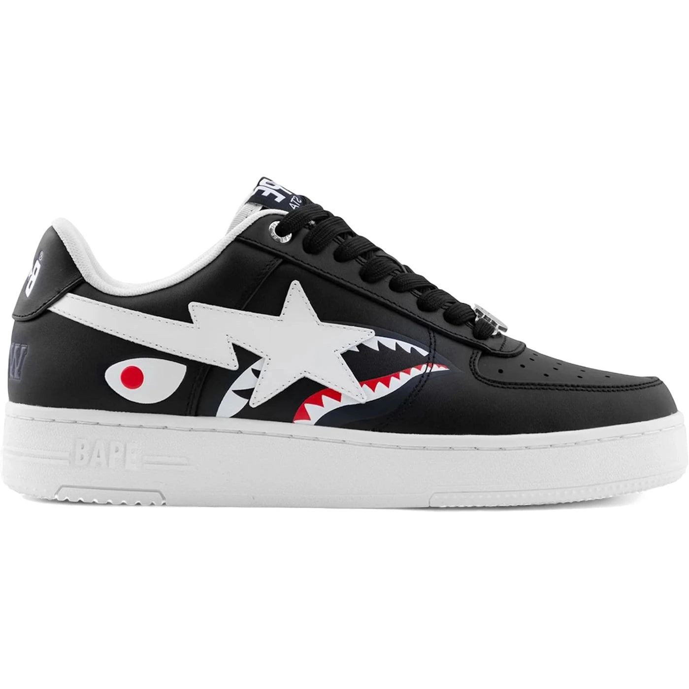 A Bathing Ape Bape Sta Low #2 Shark Black