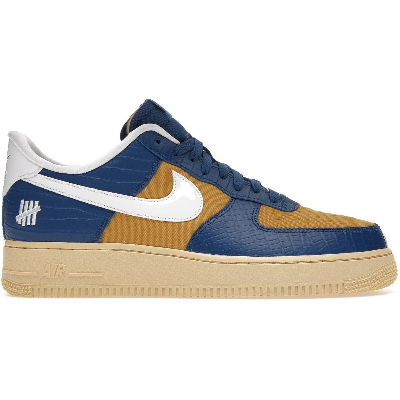 Nike Air Force 1 Low SP Undefeated 5 On It Blue Yellow Croc