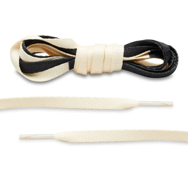 Cream/Black Union Jordan 1 Replacement Laces