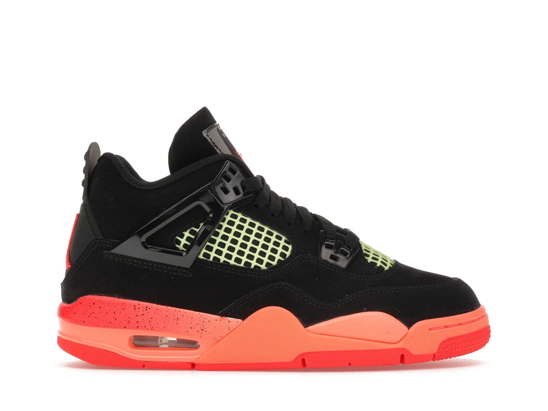 Jordan 4 Retro Black Infrared Barely Volt (GS)
