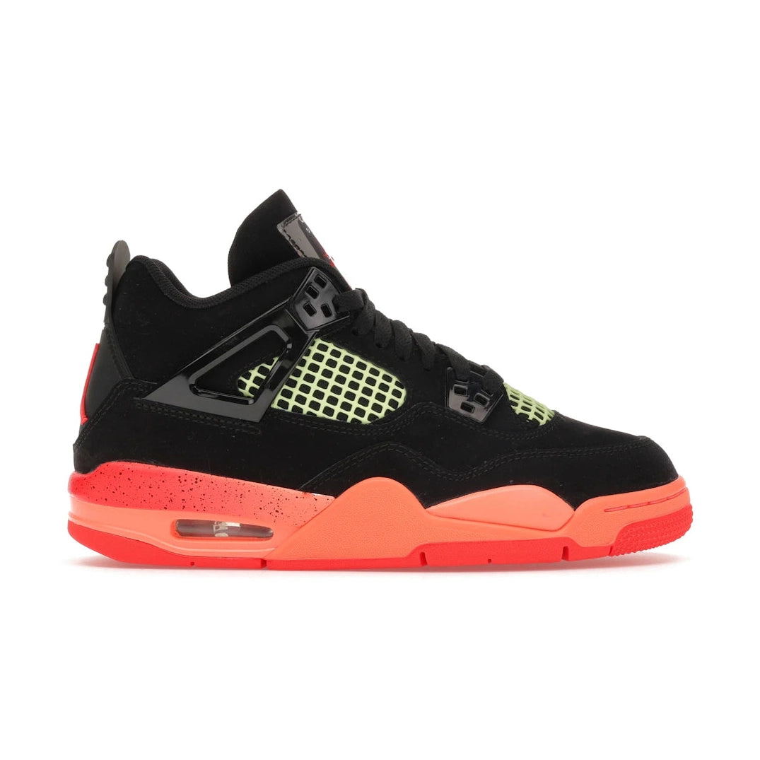 Jordan 4 Retro Black Infrared Barely Volt (GS)